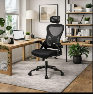 Ergonomic Office Chair – High Back Mesh Executive Chair with Adjustable Lumbar Support