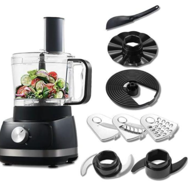 Premium Food Processor – 14-Cup Multi-Function Food Processor with Stainless Steel Blades