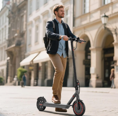Electric Scooter – Foldable Adult E-Scooter with 500W Motor, 40-Mile Range & Dual Brakes