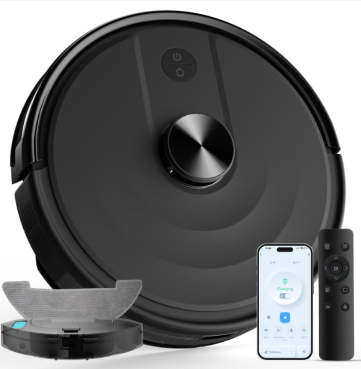 Robot Vacuum & Mop – Smart Wi-Fi Self-Charging Robotic Cleaner