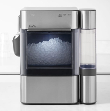 Countertop Nugget Ice Maker – Premium Pebble Ice Machine with Self-Cleaning Function