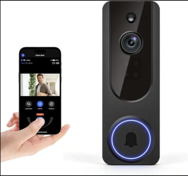 Smart Video Doorbell – 2K HD Wireless Doorbell Camera with AI Motion Detection & Two-Way Audio