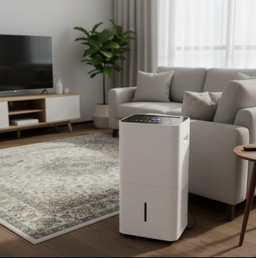 Home Dehumidifier – 50-Pint Smart Dehumidifier for Large Rooms with Wi-Fi Control