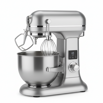 Commercial Stand Mixer – 7-Quart Professional Kitchen Mixer with 10-Speed Control & Stainless Steel Bowl