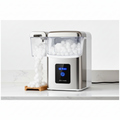 Countertop Nugget Ice Maker – Premium Pebble Ice Machine with Self-Cleaning Function