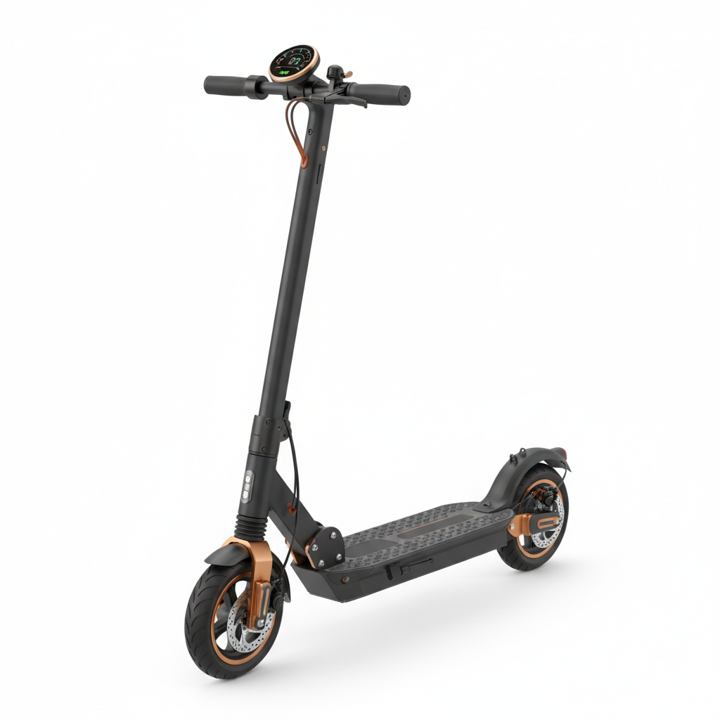 Electric Scooter – Foldable Adult E-Scooter with 500W Motor, 40-Mile Range & Dual Brakes