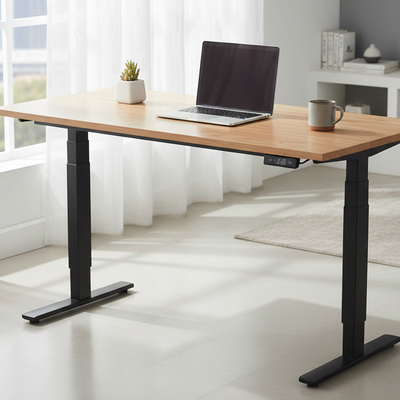 Electric Standing Desk – Adjustable Height Home Office Workstation