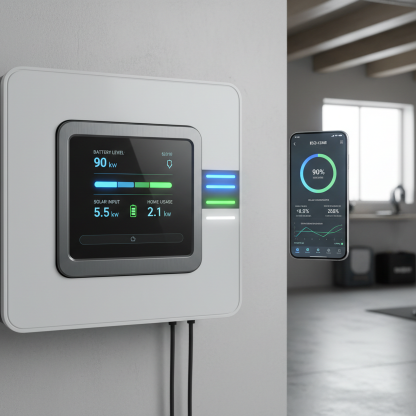 Home Backup Battery System – Smart Residential Energy Storage with App Monitoring
