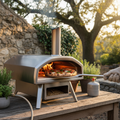 Outdoor Pizza Oven – Portable Multi-Fuel Pizza Oven with Stone Baking Board
