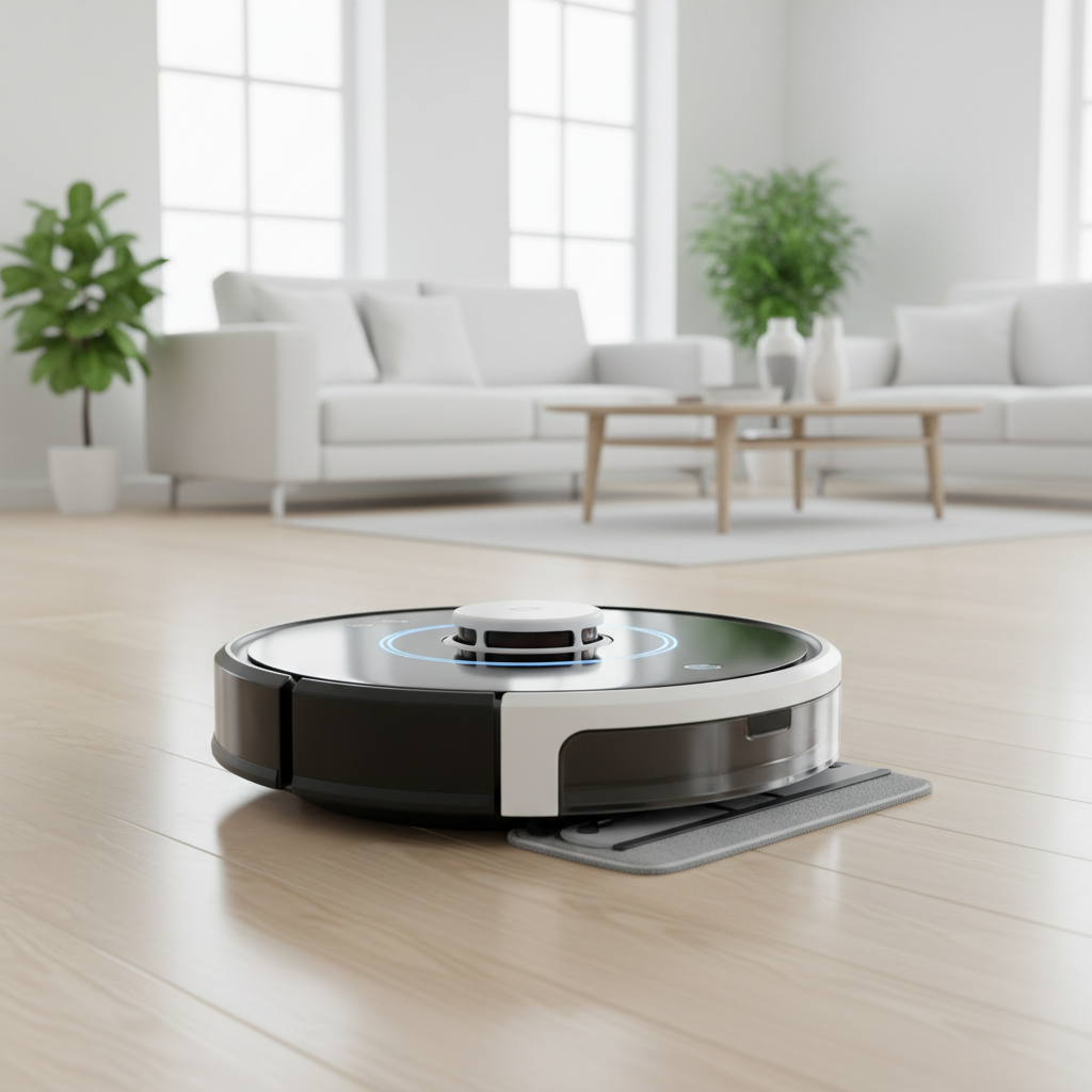 Robot Vacuum & Mop – Smart Wi-Fi Self-Charging Robotic Cleaner