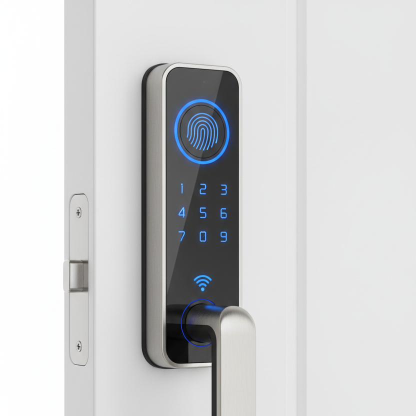 Smart Door Lock – Wi-Fi Fingerprint Keyless Entry Lock with Mobile App Control